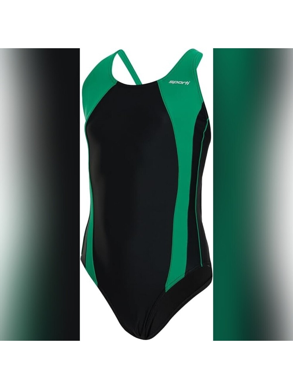 NWT Sporti Girls One Piece Moderate Coverage Fully Lined Swimsuit, 26 (10-12 yr)